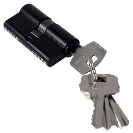 Ключевой цилиндр Р 60C MatBlack, ключ-ключ 