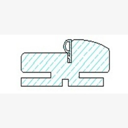 Коробка телескопическая AL ПП Nardo Grey МДФ 2070*70*32 мм